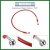 Motoforti 70cm 27.56" Length 10mm ID Motorcycle Hydraulic Brake Line
