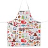 MYSOMY Canada Cooking Apron Canadian Kitchen Apron Canada Maple Leaf