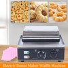 LYNICESHOP Donut Maker Machine, Mini Donut Maker Electric Waffle Maker