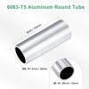 M METERXITY 1-Pack 100mm 6063 Aluminum Round Tube, 32mm ID