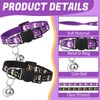 10Pcs Breakaway Cat Collars with Bell Star and Moon Cute