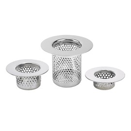 Abflusssieb Dusche Edelstahl, Waschbecken Sieb Haarfänger, Rostfrei und Langlebig,Abfluss Sieb für Dusche,Küche,Spülenablauf,Haarsieb Waschbecken,Siebeinsatz für Abfluss und Bodenablauf (3-Größen-Set