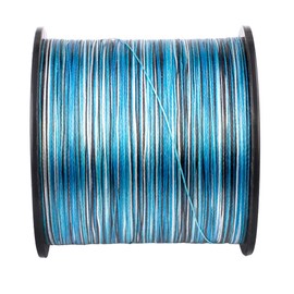 Procean 100% PE 4 & 8 Strands Braided Fishing Line, 6-300 LB Sensitive Braided Lines, Super Performance and Cost-Effective (Camo Blue, 20LB(9.0Kg) 0.20mm-328Yds)