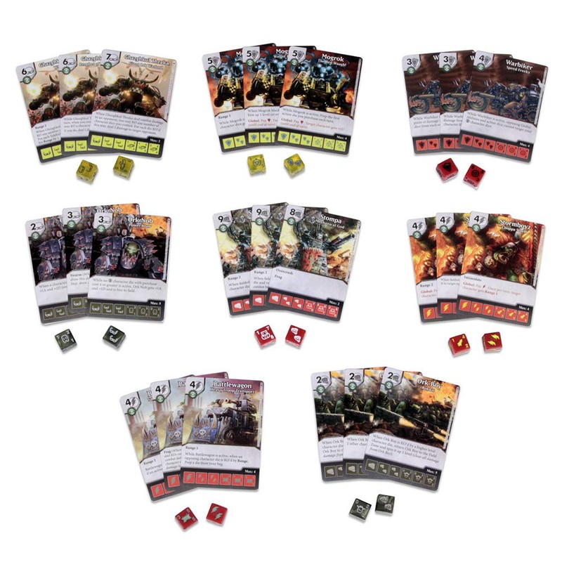 WizKids Warhammer 40, 000 Dice Masters: Orks - Waaagh! Team