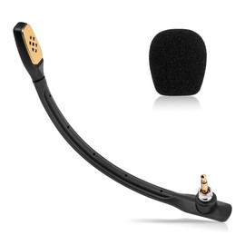 Smays Mic Replacement for Astro A40 / A40 TR Gaming Headset, Detachable Noise-Cancelling Boom Microphone Piece with Foam Cover