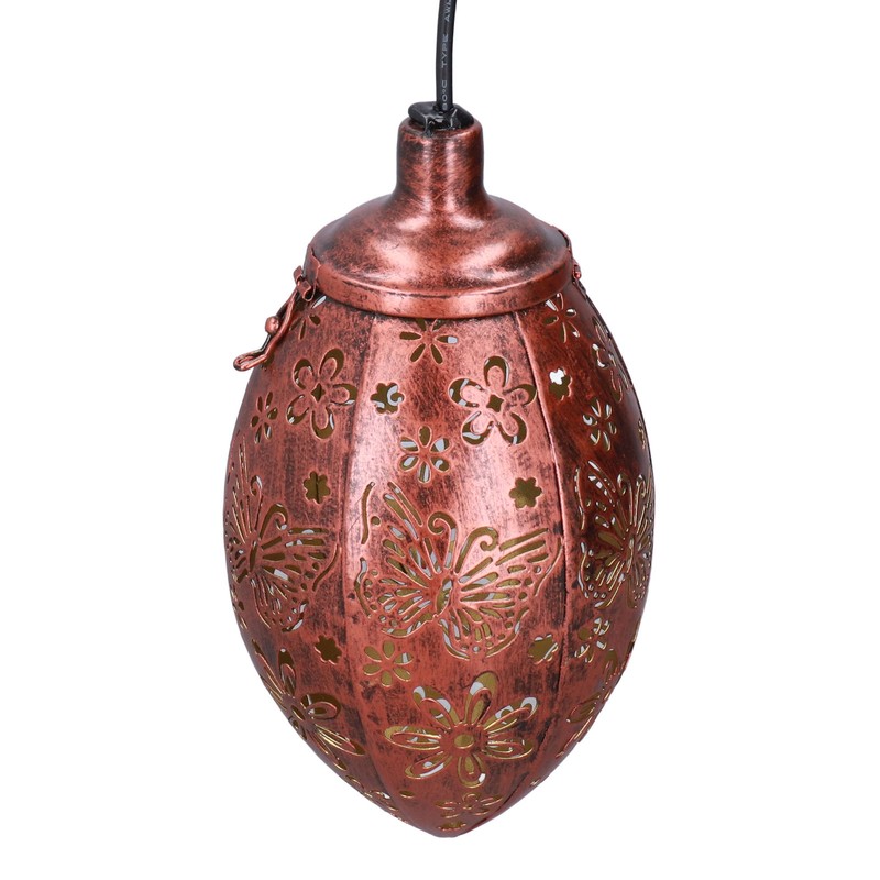 Solar Lantern IP65 Waterproof Plastic Iron Material Hanging Design Insect