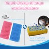WHTCHSU Heavy Duty Dish Scrubbers, Non-Scratch Scouring Pads - Odorless