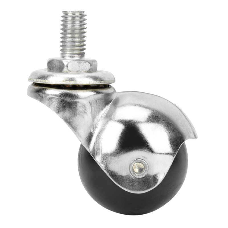 4PCS Universal Ball Caster 1.5 inch Light M10 Screw Rod