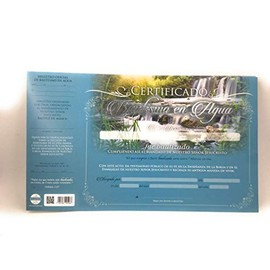 Certificado De Bautismo en Agua