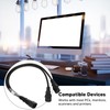 Single C14 to Dual 5 15R C13 Cord Short Power