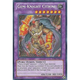 YU-GI-OH! - Gem-Knight Citrine (HA06-EN019) - Hidden Arsenal 6: Omega Xyz - 1st Edition - Secret Rare