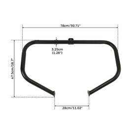 TCMT Engine Highway Guard Crash Bars Fits For Harley Touring Road King Road Glide Electra Glide Street Glide Ultra Classic 1997-2008