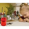Wekoil Manual Pencil Sharpener Dual Twin Holes Duty Metal Sharp