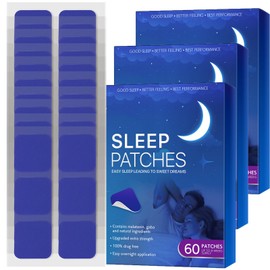 Parches para dormir Hatmeo, parches de ayuda para dormir de acción rápida, parches naturales para dormir profundo para adultos, sueño agradable para  