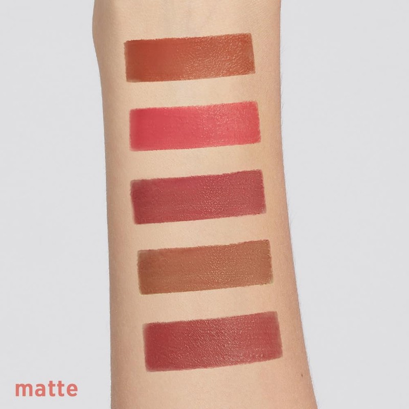 INTO U Condensed Fogrip Mat Mud Lip (C02 Jewattto Lychee)