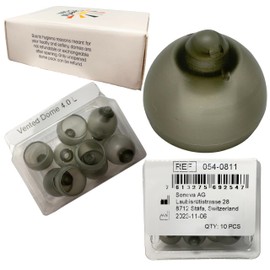 Vented Dome 4.0 for Phonak, Genuine OEM Switzerland Hearing Domes by Sonova, (Large)