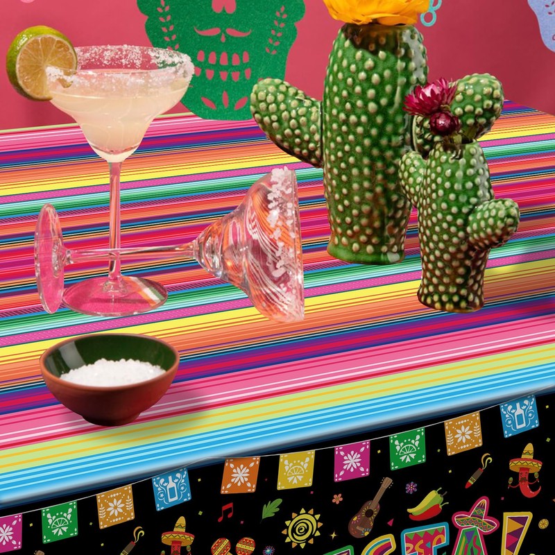 Dvaorc 6 Pack Cinco De Mayo Printed Fiesta Mexican Table