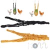 Hanging Feeding Net Bag Poultry Fruit Holder Chicken Cabbage Feeder