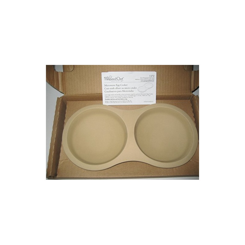 The Pampered Chef Microwave Stoneware Egg Cooker