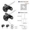 HOWDIA 2 Pcs - Drawer Lock Cabinet Locks with Keys,