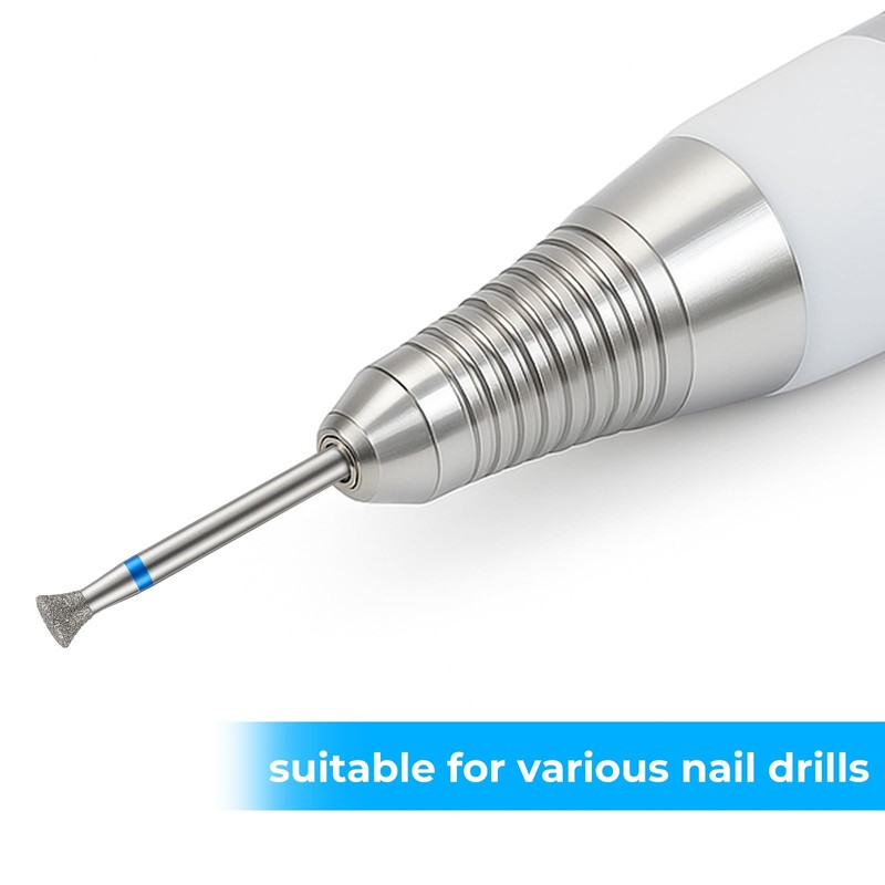 2Pcs Nail Drill Bits, Carbide Drill Bits Remover Cuticle Bit