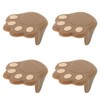 12 Pcs Corner Protector Cat Paw Shape Silicone Material 3.8x3.8x1.9cm