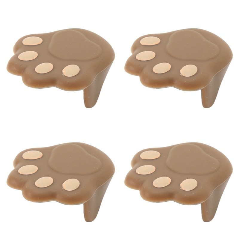 12 Pcs Corner Protector Cat Paw Shape Silicone Material 3.8x3.8x1.9cm