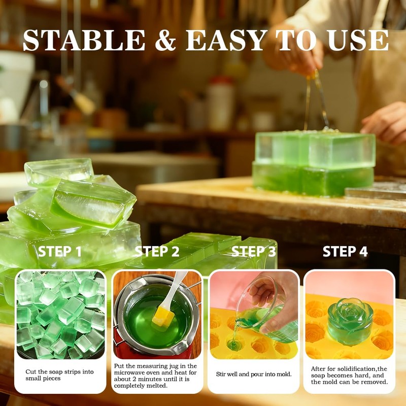 Aloe Vera Soap Base,Melt and Pour Soap Base SLS PEG