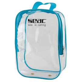 SEAC Full Face Mask Bag, Transparent Plastic Bag for Full Face Snorkeling Mask
