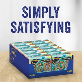 WASA Thin Rye Swedish Crispbread, 8.6 oz, Non-GMO Project Verified Rye Crackers, No Saturated Fat (0.5g Total Fat), 0g of Trans Fat, No Cholesterol, 100% Whole Grain (Pack of 12)