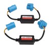 2Pcs Headlight Decoder 9007 HB5 Plug 12V DC Error Anti