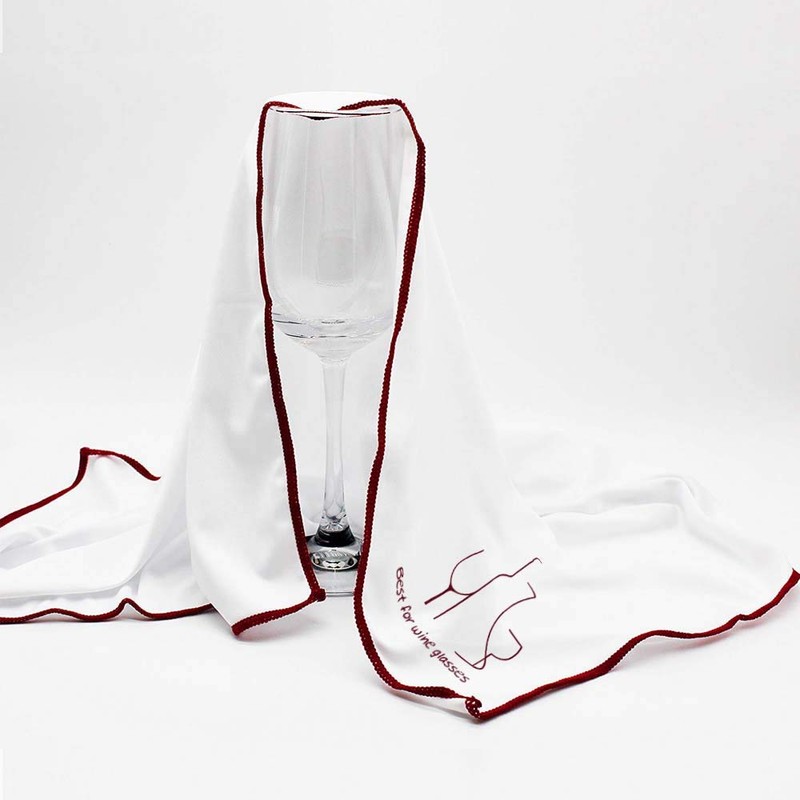 SKYIE Glass Microfiber Polishing Cloth Dish Towel