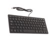 Computer Keyboards Ergonomic Design UltraThin Mini Durable Wired 78 Keys