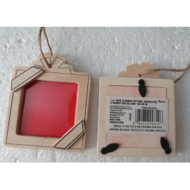 Darice Picture Frame Ornaments 2 Pack - DIY Kid Friendly Any Time of Year!