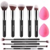 BEAKEY Makeup Brushes Set, Professional Foundation Eyeshadow Concealer Blush Powder
