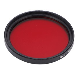 Beufee Lens Filter, Red Filter Camera Filter Camera Full Red Lens Filter Camera Lens Filter Full Red Filter Camera Filters and Effects(43mm)