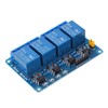 2PCS 4 Channel Relay Module Optocoupler Isolation ABS Solid State