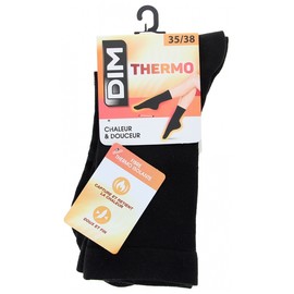 DIM Thermo Socks Black 1 Pair