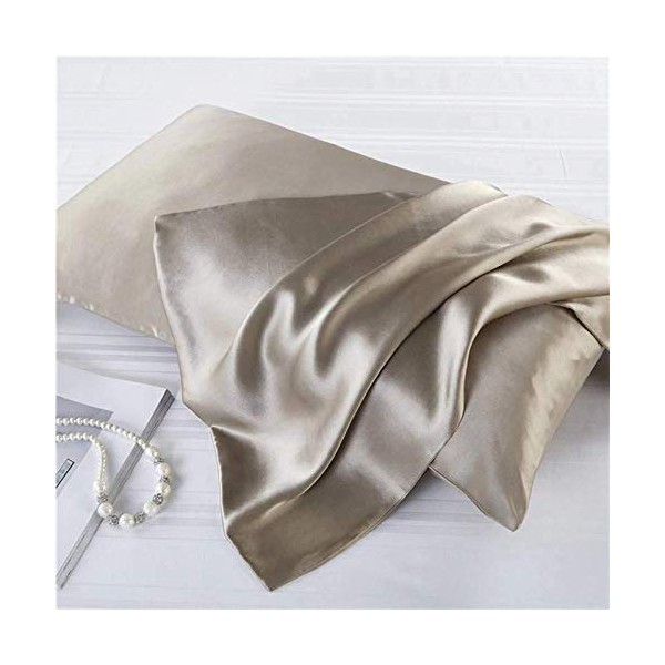 Luxbedding Satin Pillowcase Body Pillow Pillowcase, Cooling Satin Pillowcase for