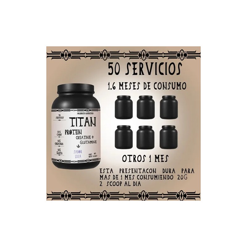 Aminoácidos Pre Creatina +glutamina Titan 1kg Varios Sabores