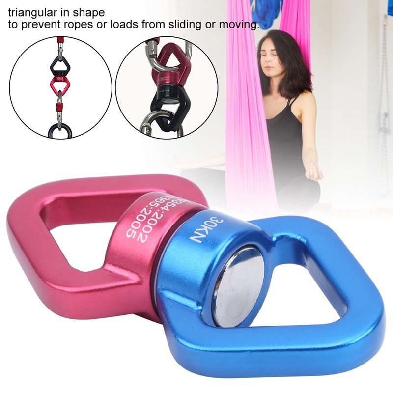 Air Yoga Swing Connector 360 Degrees Universal Rotating Rings Magnalium