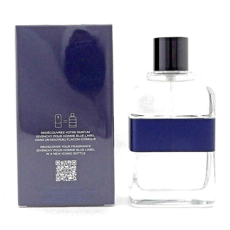 Givenchy Pour Homme Blue Label 3.3oz Eau de Toilette Spray