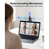 Atatat 2K Webcam for PC with Light, Microphone, Privacy Cover