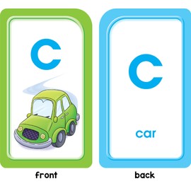 School Zone Alphabet Match Flash Cards: 56 Cards, Preschool, Kindergarten, ABC's, Letters, Matching, Beginning Sounds, Letter-Picture Recognition, Ages 4+