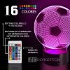 Zcgoingtech Lámpara Led 3d Acrílico De Fútbol Regalos Para Hombres