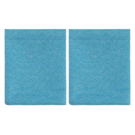 The Lord of the Tools 2PCS Snap Pouch Pocket Earphone Case for Earbuds Earphone Organizer Bag Coin Purse Change Holder Storage Protection Bag Portable Travel Bag 9.5x8cm Blue