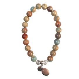 Aquarius Zodiac Bracelet Women with Moon Sign and Air Element Charms for Inner Peace