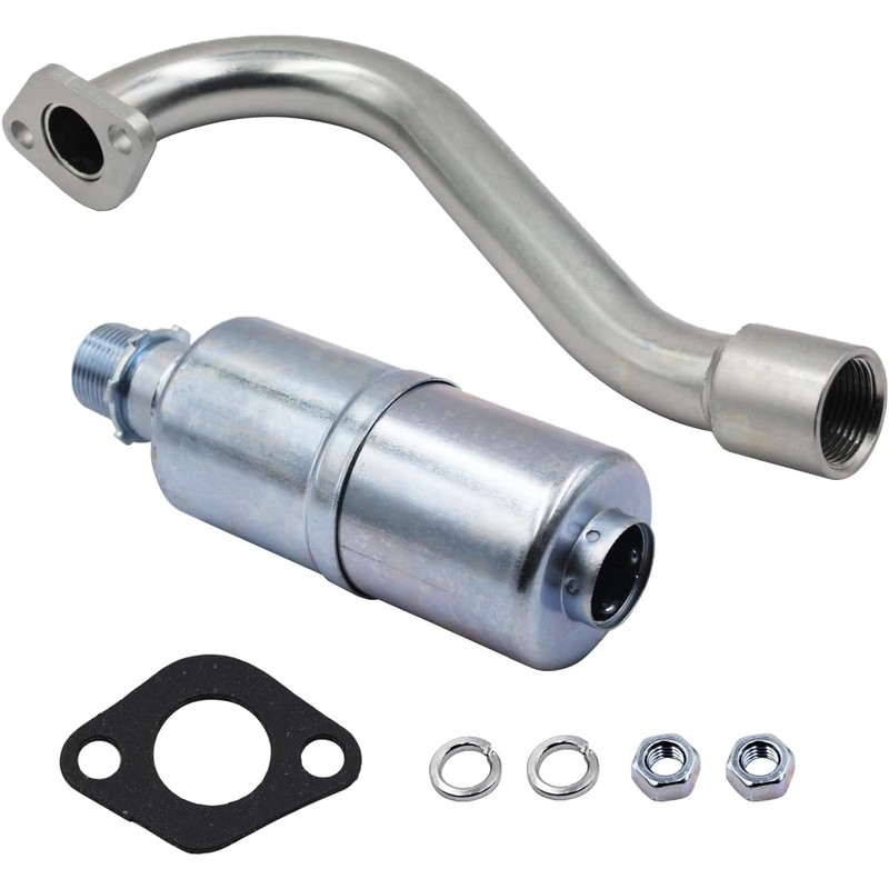 New Center Rear Exhaust With Muffler Compatible with Predator 212cc,