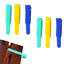 ZITUZY 6 Pack Automatic Rubber Bookmarks, Automatic Bookmarks, Unique Intelligent Bookmarks, for Reading Lovers, Cute Bookmarks for Books, Children