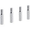 Valve Extender, 4 Pcs Tire Valve Extension, Brass Length, 1.5